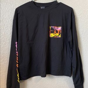 Longsleeve Surfer Cropped Shirt